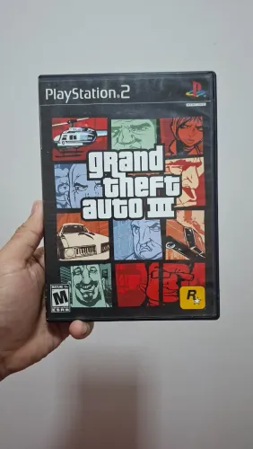 GTA 3 de PS2 Original com manual + Mapa