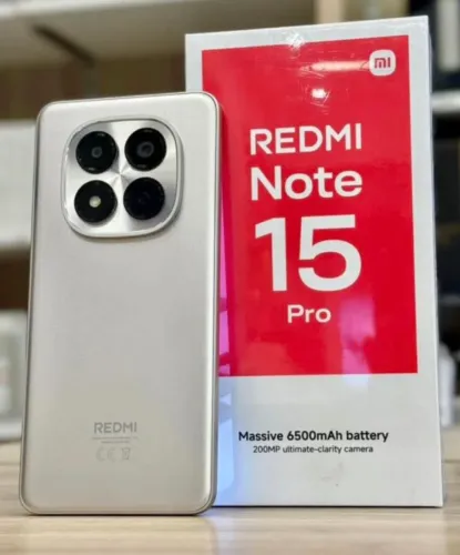 Telefone Lançamento - Xiaomi & Redmi 15 Pro 4G - 256/8- Prata o Top Câmera toop