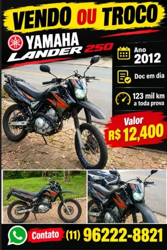 VENDO OU TROCO LANDER 250