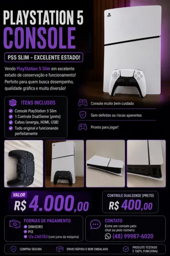 Ps5 novo