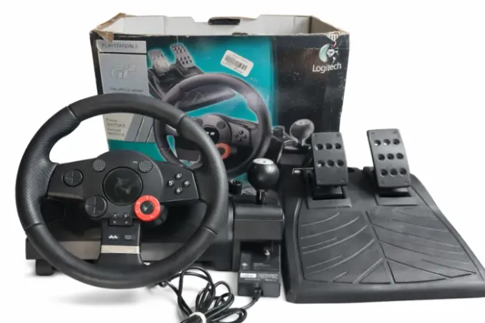 Volante Driving Force GT PC / Playstation 3 - Completo com Caixa