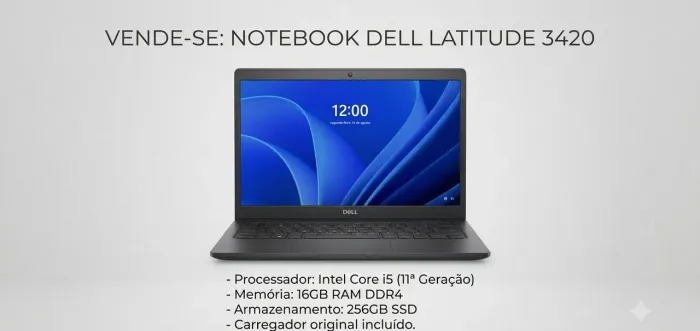 Notebook Dell latitude 3420 I5 11°, 16g ram