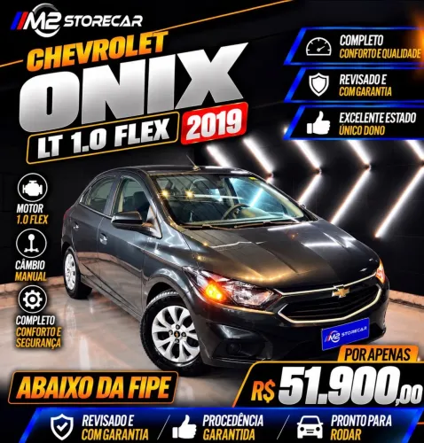 Chevrolet Onix Hatch LT 1.0 8V Flex Power Mec. 4P 2019