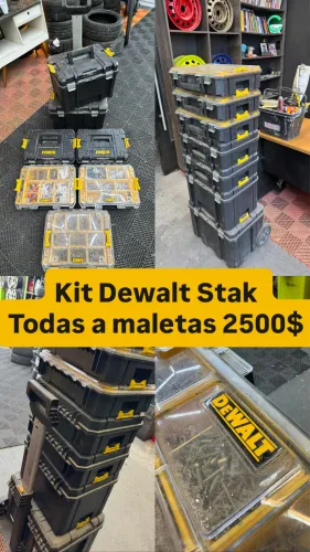 Kit maletas Dewalt Stak