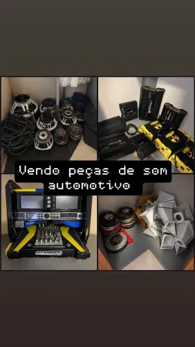 Vendo peças de som automotivo