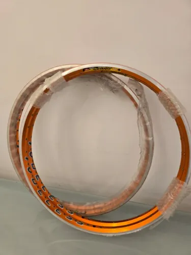Par de aros 26, Marca: RIGIDA, Linha Genius, Novos, para Vbreak (raros, lacrados)