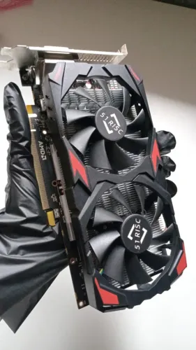 Placa de Vídeo AMD RX 580 8GB 51Risc (Com Defeito / Para Conserto ou Peças)