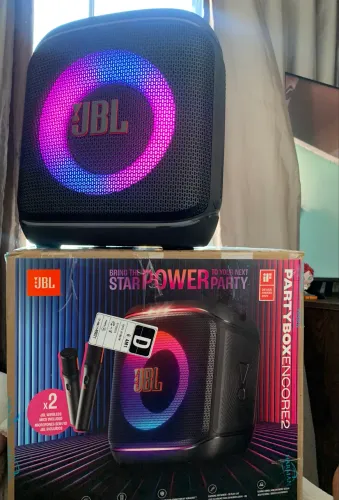 JBL Encore 2 + par de microfones originais