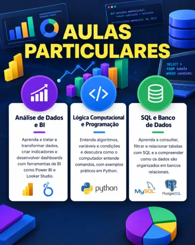 Aulas particulares de tecnologia com preço acessível