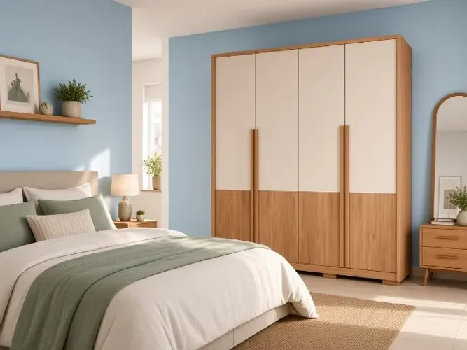 Guarda-Roupa Francis 4 Portas 1,78m (NOVO A PRONTA ENTREGA)