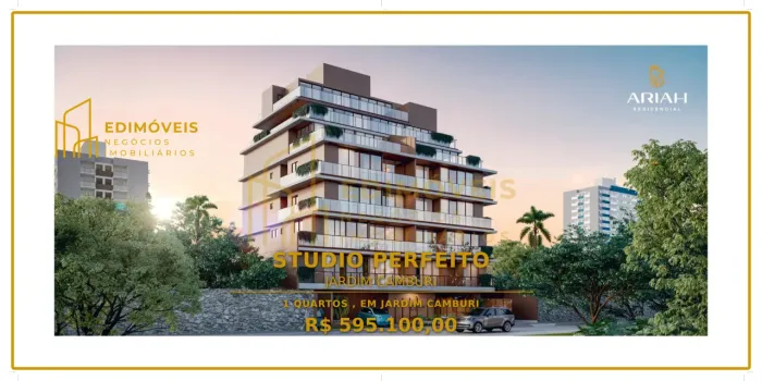 Exclusivo Studio com Garden em Jardim Camburi - Pronto para Morar!