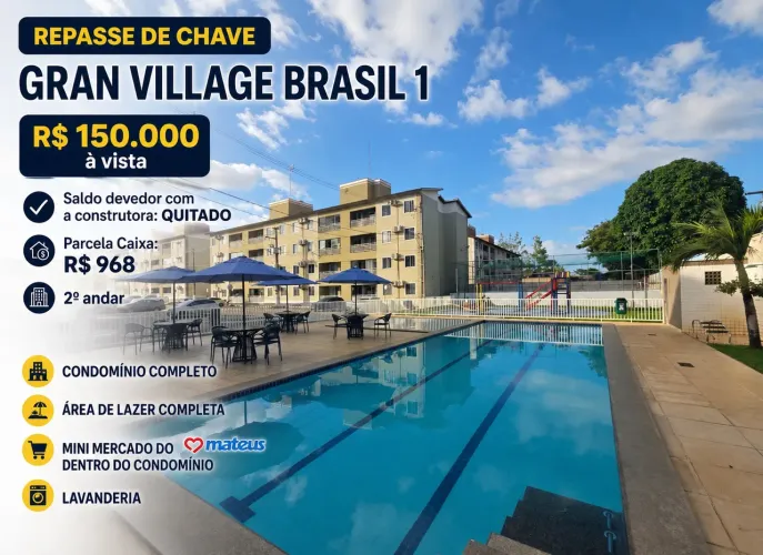 Repasse de chave Gran Village Brasil 1