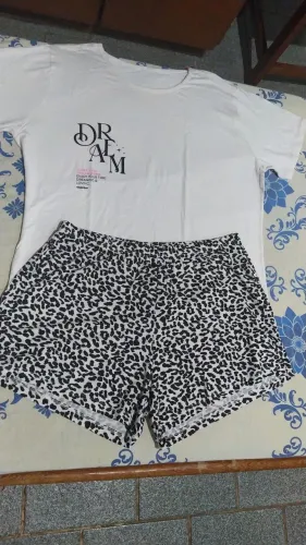 Pijama de oncinha tamanho G romance favorita, faço entrega