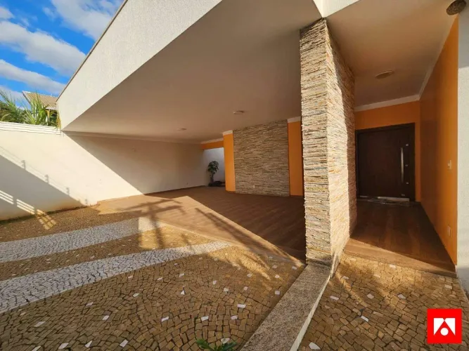 Casa Alto Padrão com 3 suítes e 3 vagas para locação no Jardim Panambi em Santa Bárbara d'