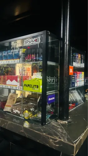Baleiro em formato de L