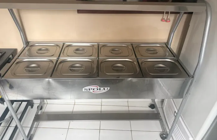 Buffet Térmico Para Restaurante 8 Cubas Rodinhas