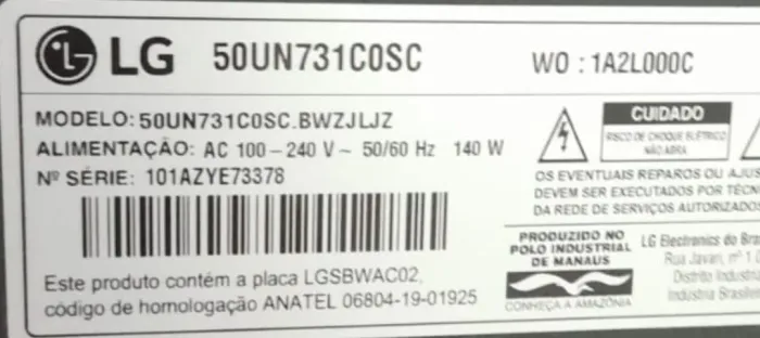 Tv Lg 50