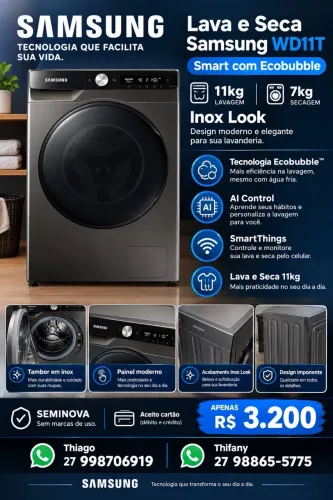 Máquina lava e seca