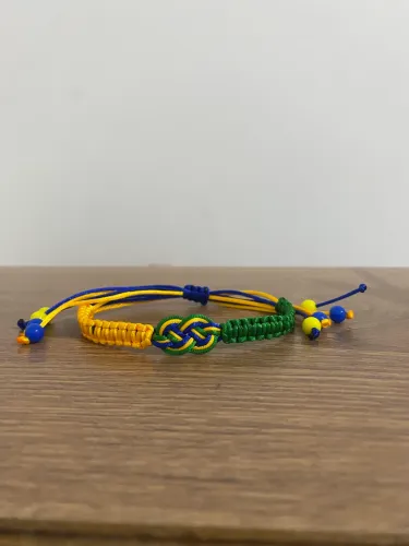 Pulseira macramê do Brasil 