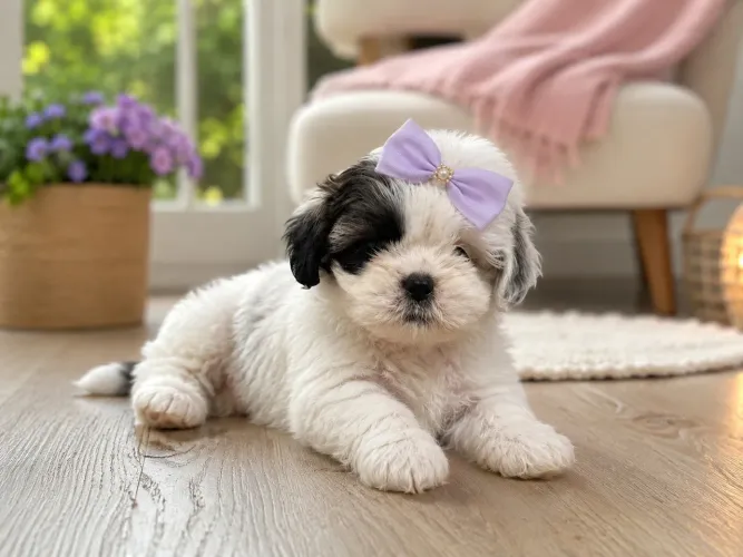 Sua melhor escolha! Filhote de lhasa apso fêmea 