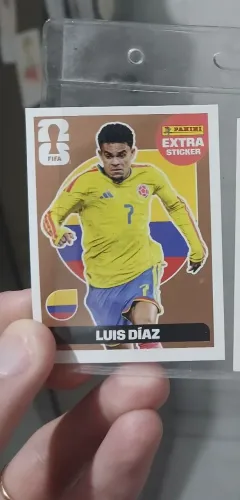 Figurinha Extra Sticker - Luis Diaz BRONZE