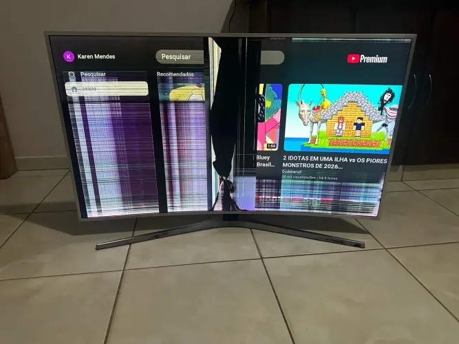 Tv Samsung 49? curva *COM DEFEITO