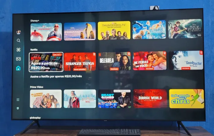 Smart TV 65" Samsung 4K UHD Crystal UHD (em perfeito estado)