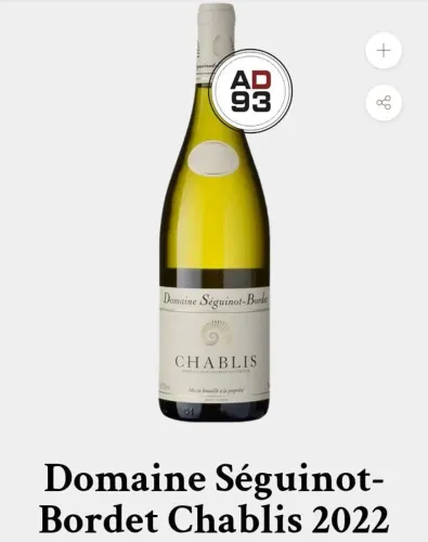 Domaine seguinot bordet chablis