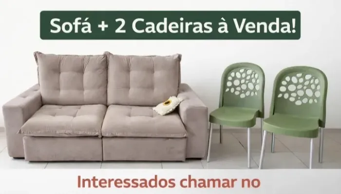 Sofá + cadeiras(Usados)
