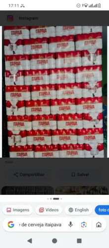 Cerveja Itaipava latão 