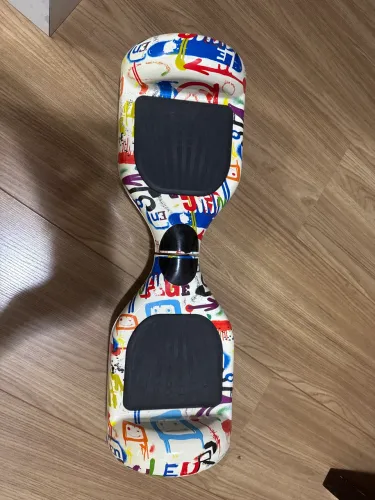Hoverboard Bluetooth Estampa Grafite - Defeito na Bateria (Não Carrega)