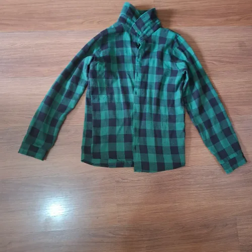 Camisa flanelada xadrez tamanho 14