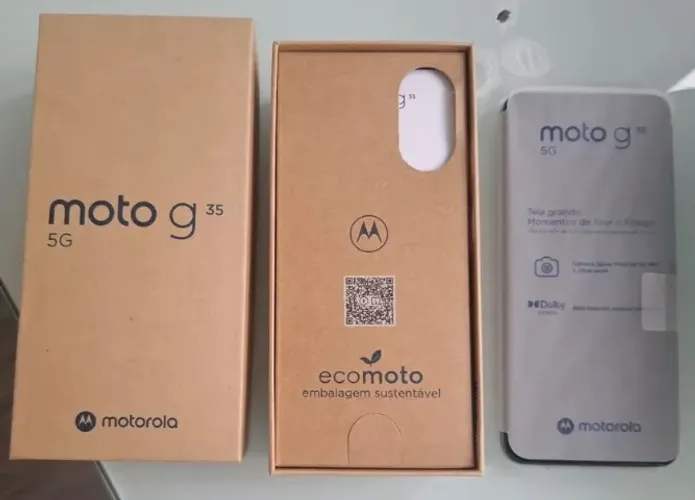Smartphone Motorola Moto G35 256GB Coral 5G 4GB RAM+8GB Ram Boost 5G 6,7" Câm. Dupla + Sel