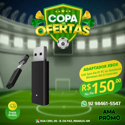 ADAPTADOR SEM FIO ONE S PARA CONTROLES XBOX E WINDOWS