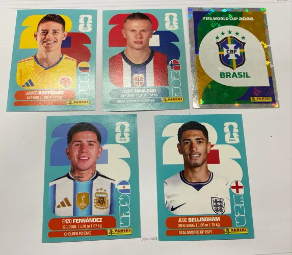 Figurinhas da copa 2026. Preço unitário