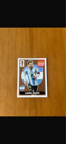 Figurinha do Lionel Messi legend bronze