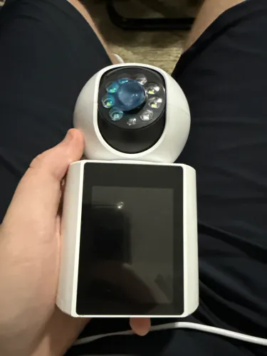 Câmera de Segurança Smart Wi-Fi com Tela LCD Integrada (Babá Eletrônica)