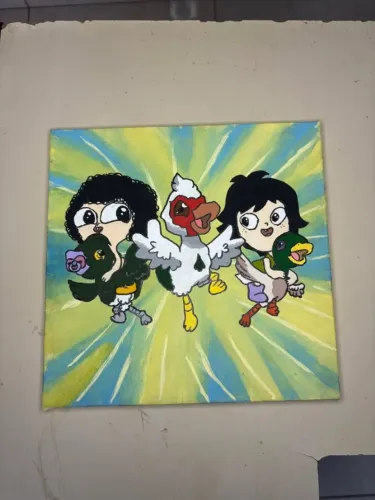 Quadro decorativo Irmão do Jorel (25x25cm)