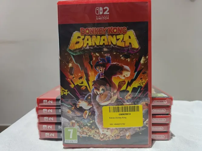 Donkey Kong Bananza Lacrado Europeu aceito Olx Pay