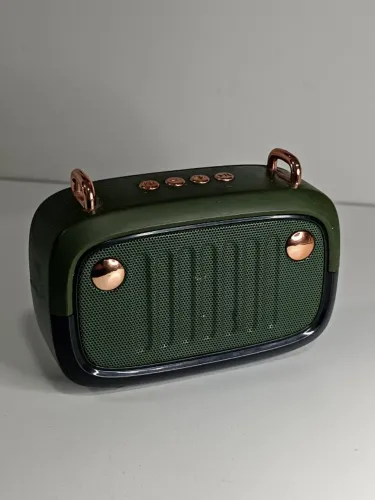 Caixa de Som Vintage - BLUETOOTH e FM