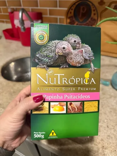 Papa Nutrópica para calopsita e ring neck