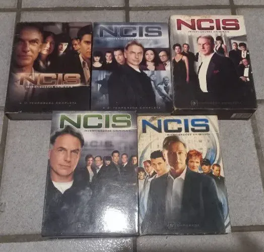 Coleção Dvds 5 Temporadas da Série Ncis Investigação Criminal