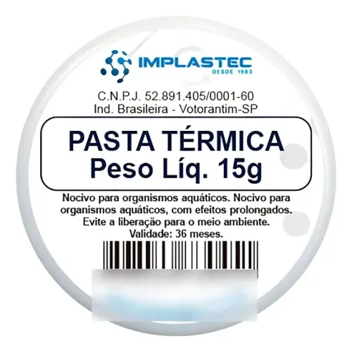 Pasta Térmica 15g Thermal Computador Processador Placa Vídeo