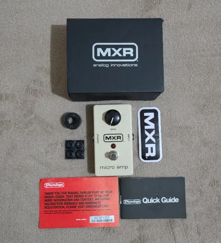 Pedal Guitarra Mxr Micro Amp M133 Zerado