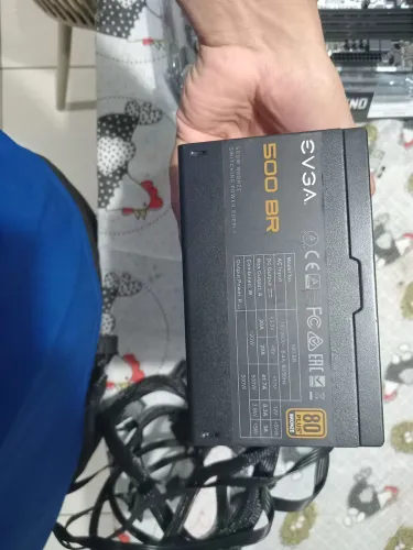 Vendo placa mãe Asrock b450m steel legend e fonte evga 500w 80 plus bronze