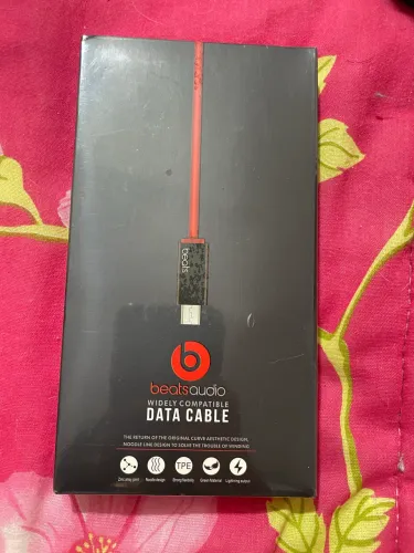 Cabo de Dados Beats USB- V8 - Design Noodle (Anti-nó) - Novo Lacrado Original