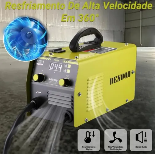 Máquina de solda com assessórios usada somente 1 vez! Para vender rápido!