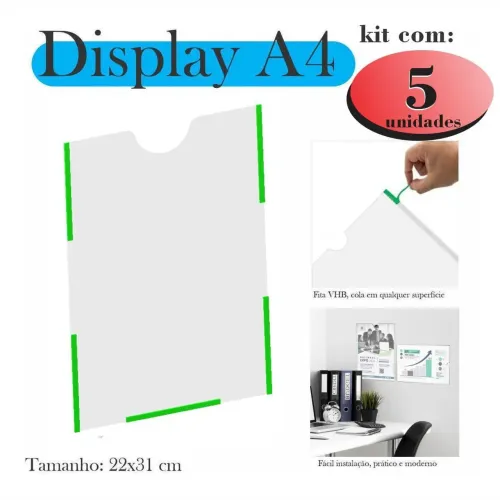 Porta folhas A4