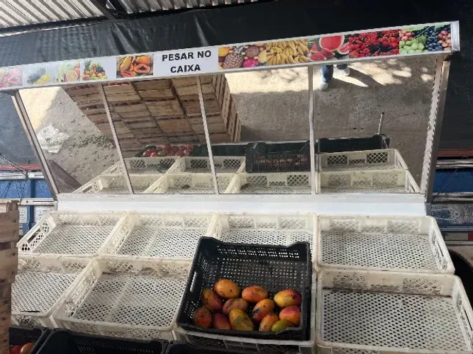 Expositor frutas e verduras