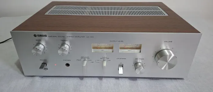 Amplificador Yamaha CA410 Vintage som antigo (Sansui, Kenwood, Pioneer)